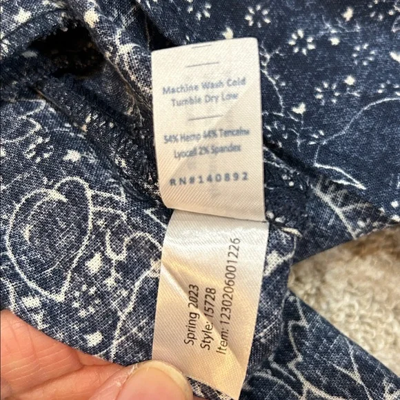 Marine Layer Emlyn Wrap Midi Dress Medium - Picture 13 of 14